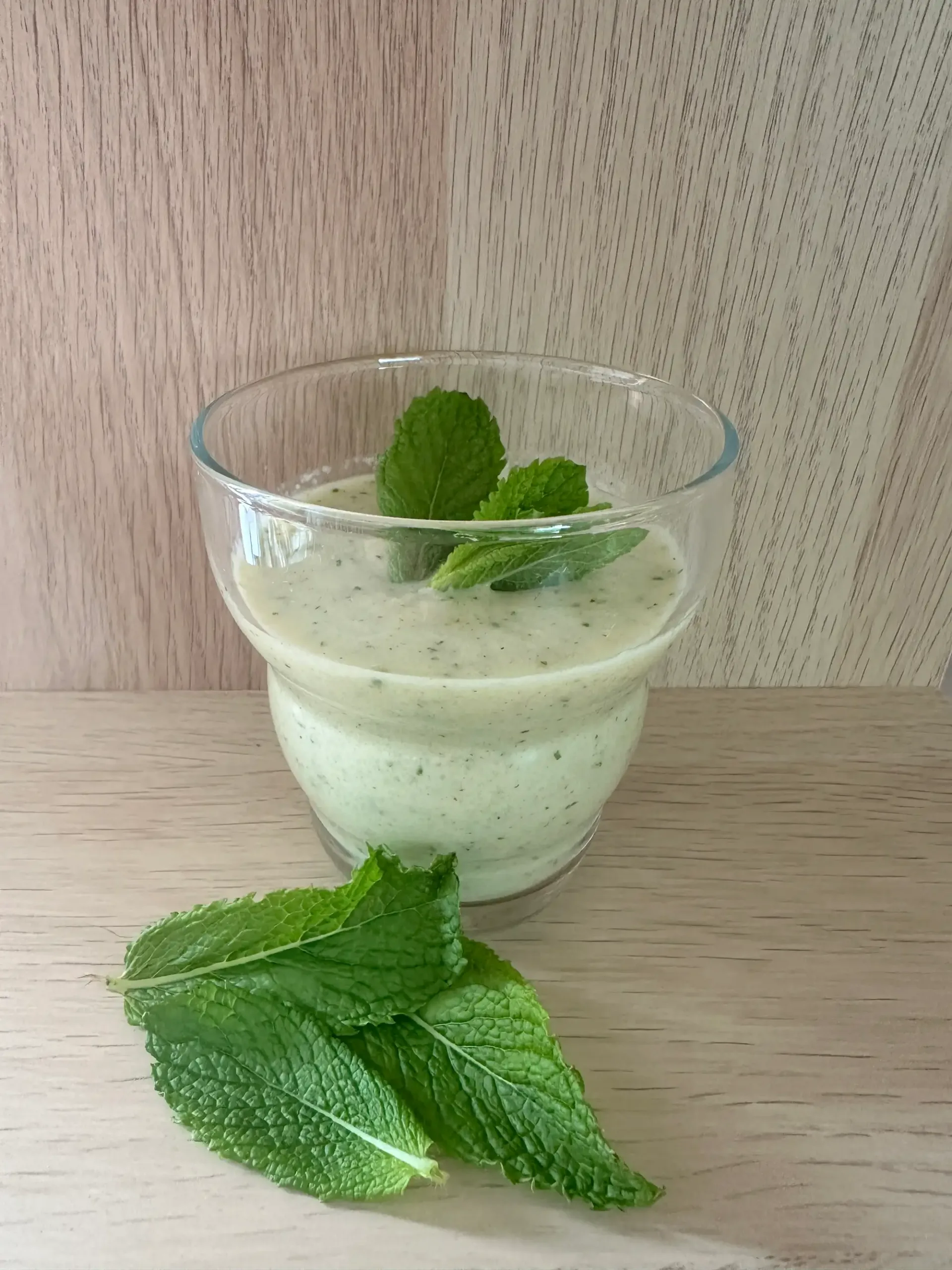 Gaspacho concombre menthe